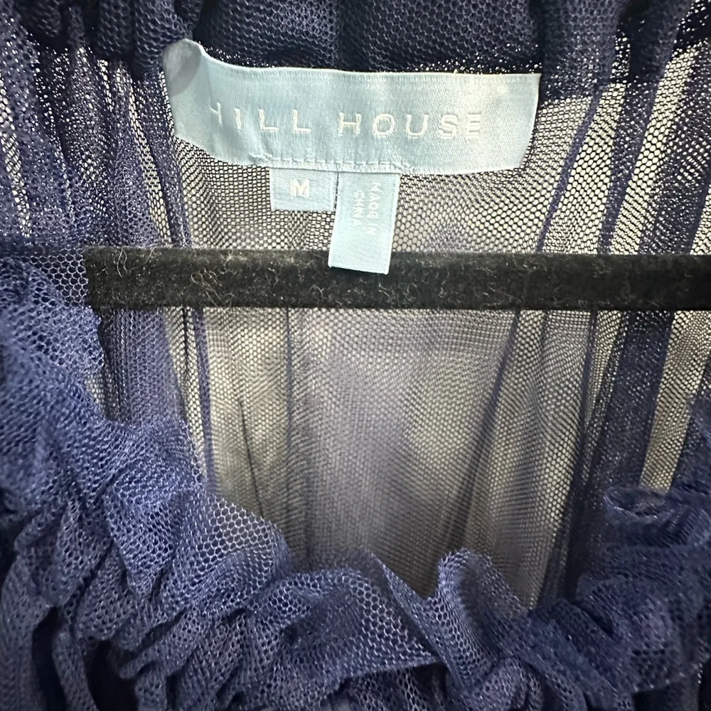 Hill House navy tulle duster - Picture 2 of 4